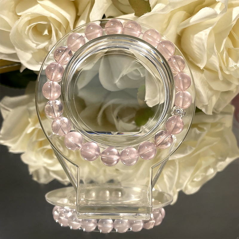 【爱返·粉雾海】天然水晶马矿粉水晶原创设计多样性发一