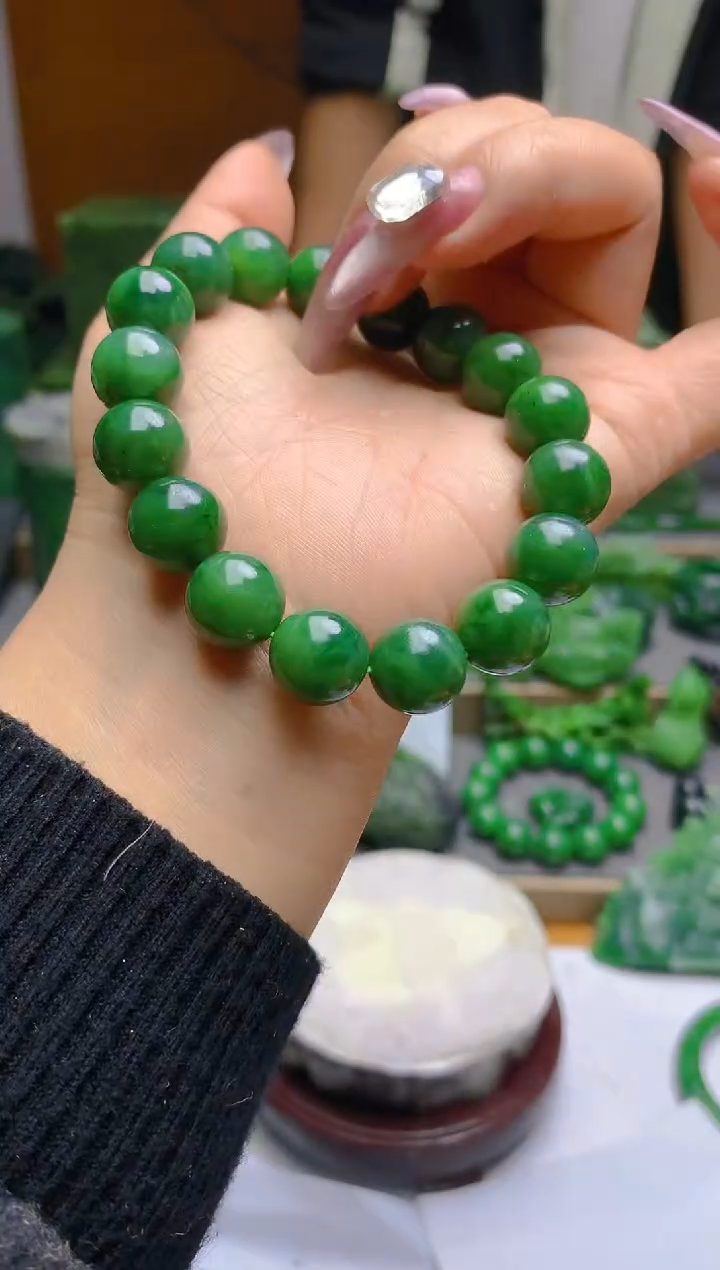 【闪购商品】和田玉（碧玉）手绳未镶嵌1