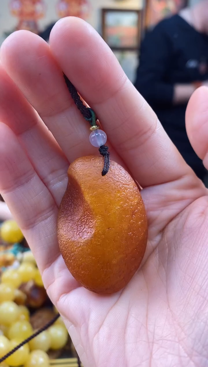 【闪购商品】琥珀颈饰未镶嵌吊坠