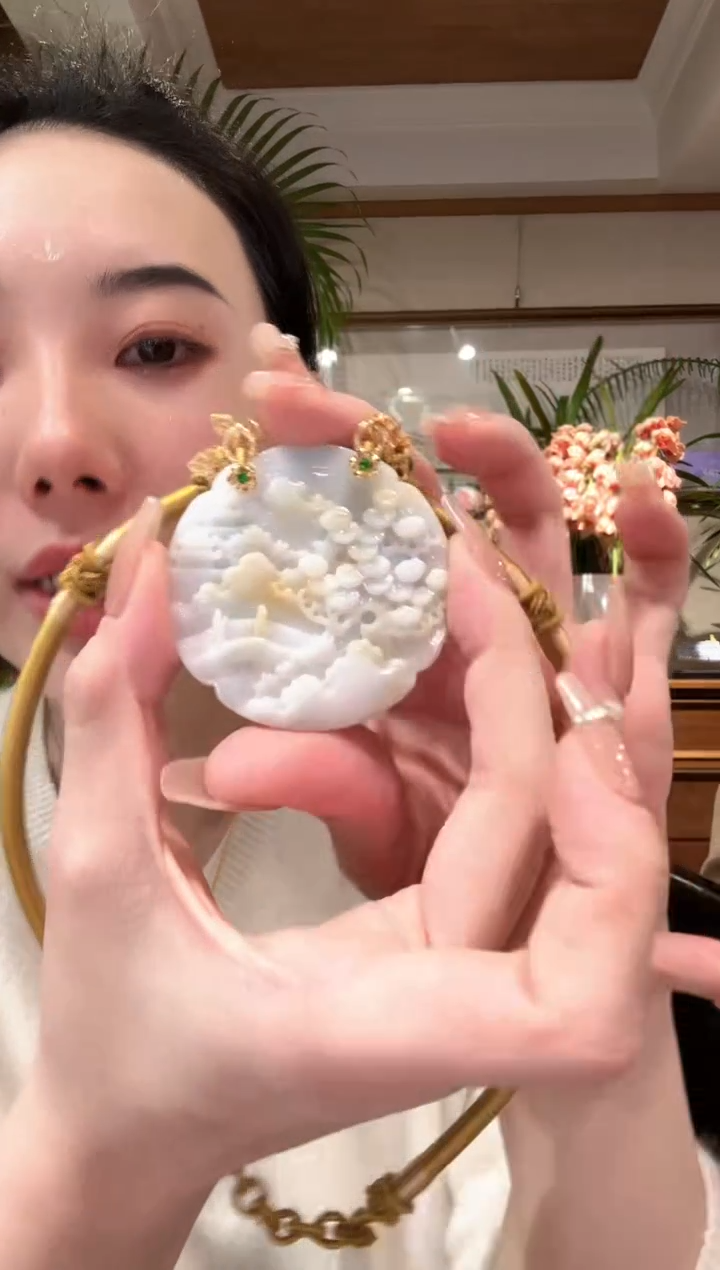 【闪购商品】翡翠颈饰未镶嵌国风