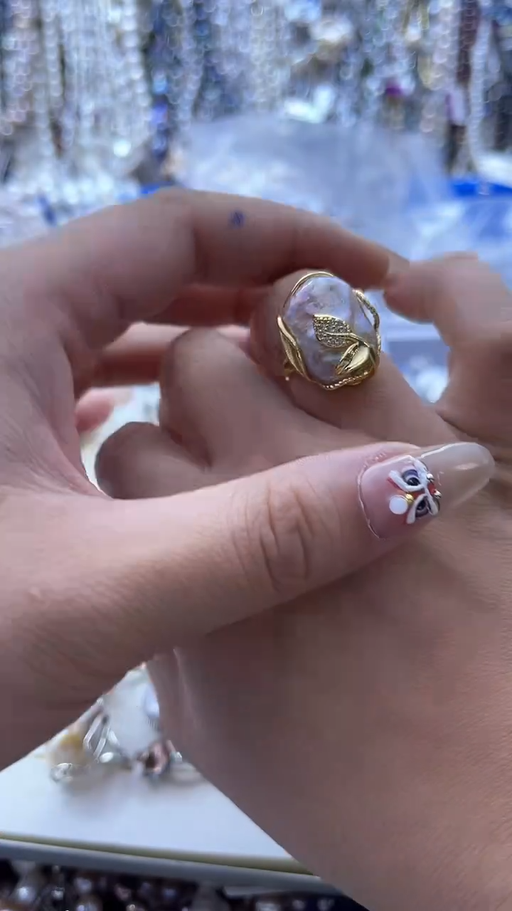 【闪购商品】淡水珍珠戒指未镶嵌496