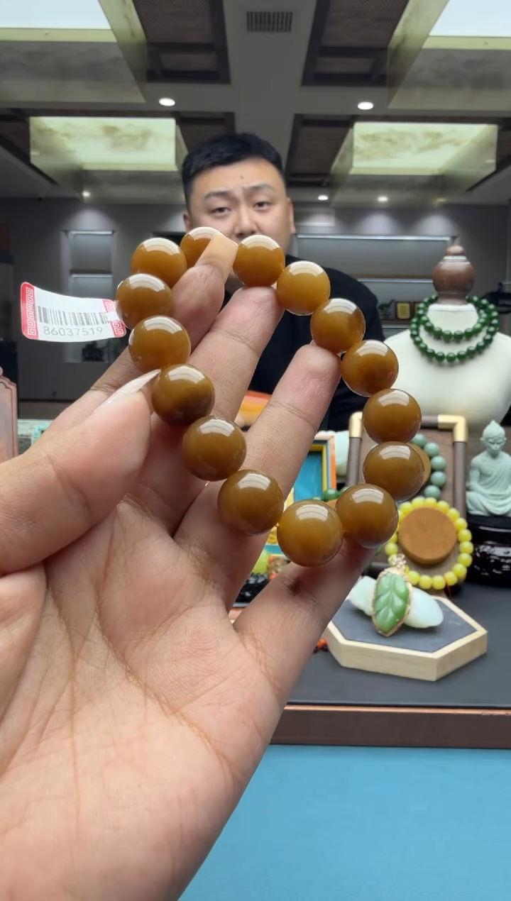 未镶嵌手串和田玉健***福qmt14