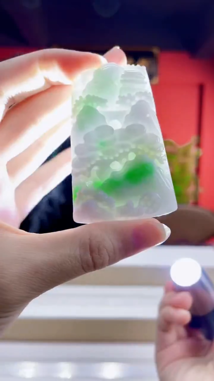 定制翡翠未镶嵌毛货翡翠LL060