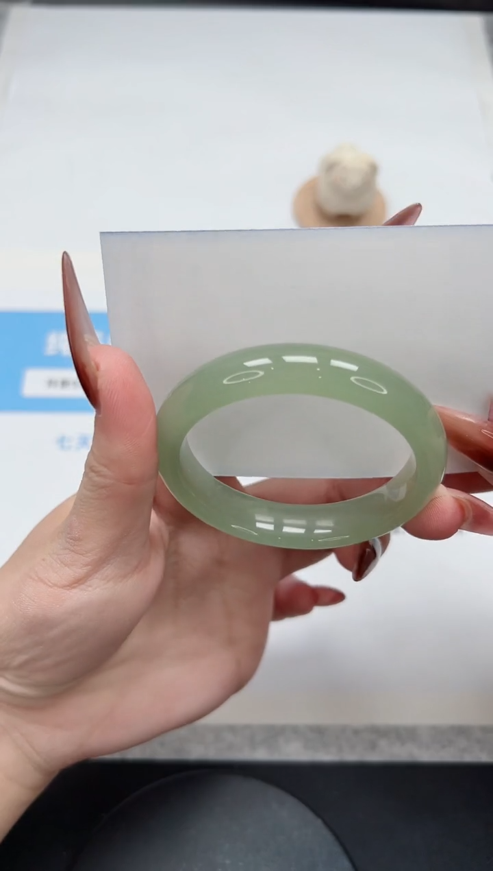 【闪购商品】石英质玉手镯未镶嵌298/东陵52.8