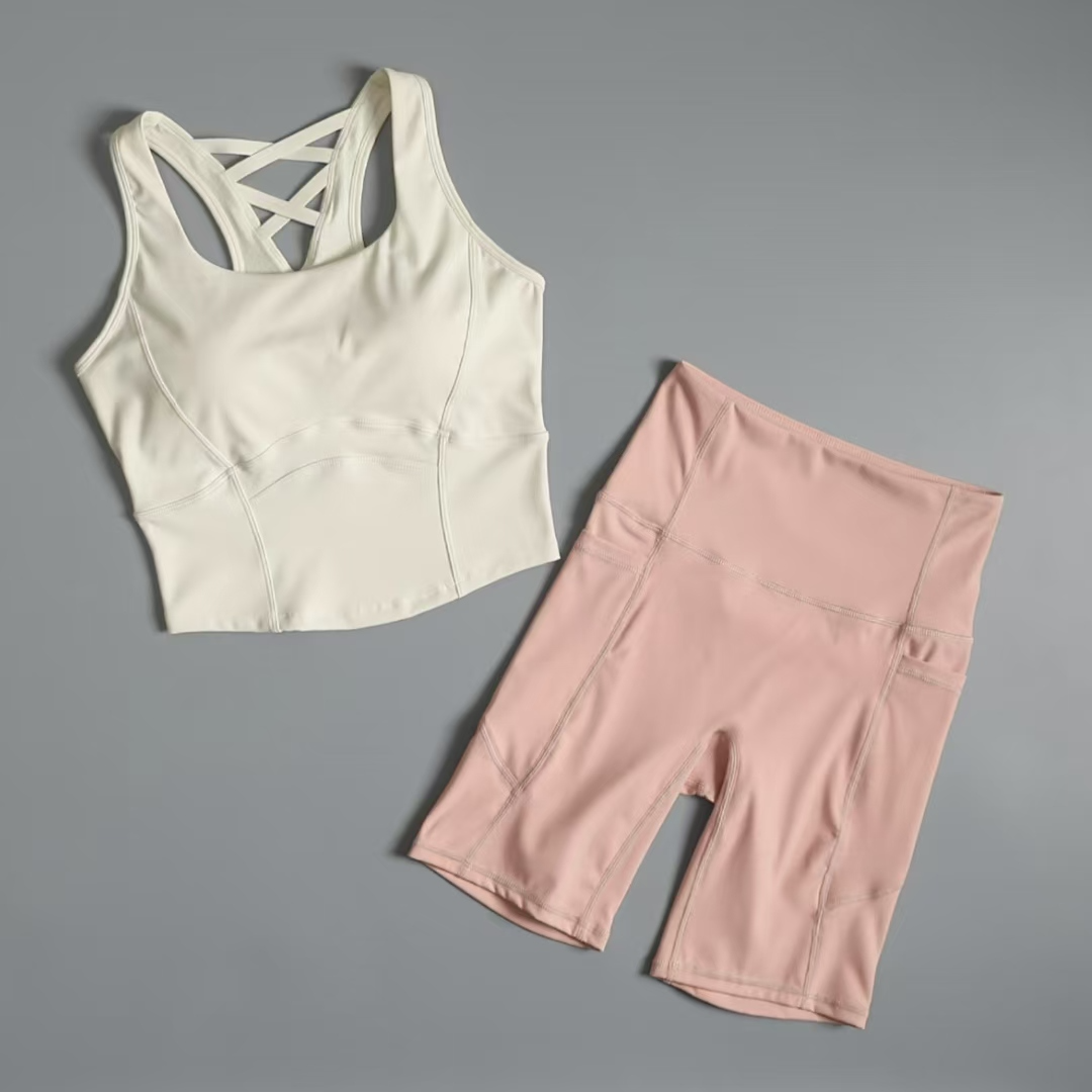 1101-1200女士夏季瑜伽服套装速干透气跑步健身必备