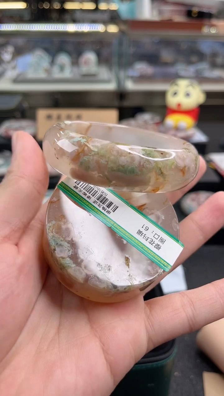 未镶嵌手镯石英质玉61圈口（赠品镯心）S951648