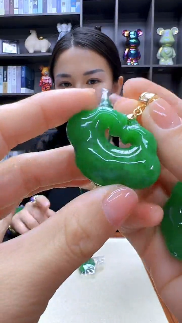 高货绿色diy劲饰祥云