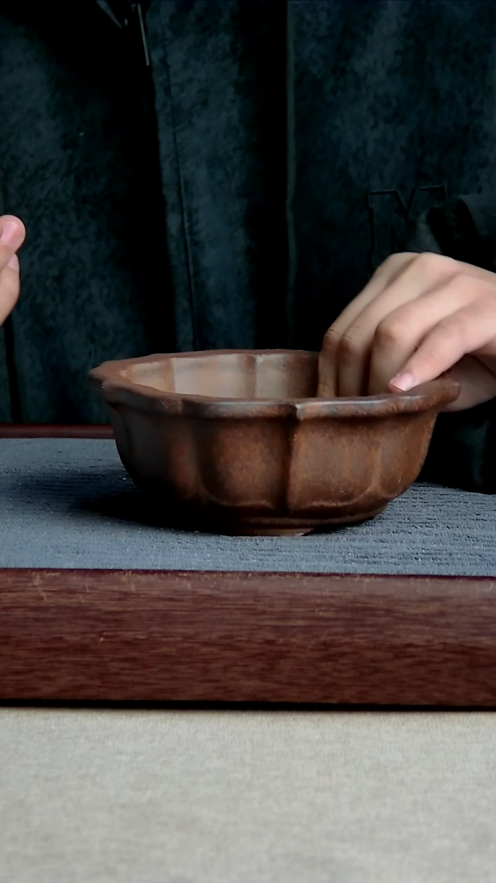 紫砂花盆13*5.5内径尺寸