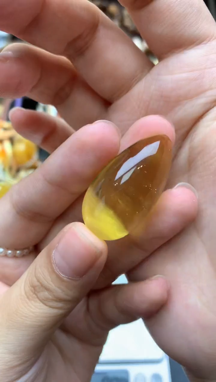 【闪购商品】琥珀珠宝奇石未镶嵌117琥珀蜜蜡花粉有纹小坑介意勿拍