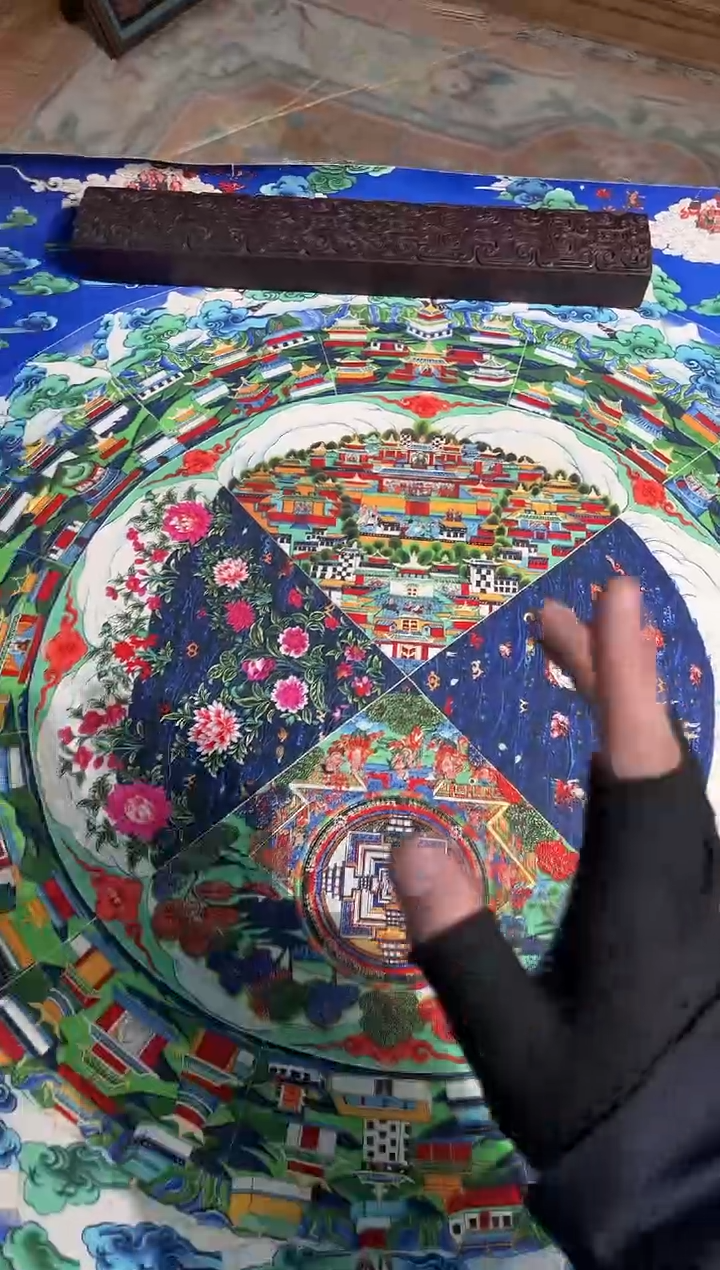 卷轴画东东唐卡tk16