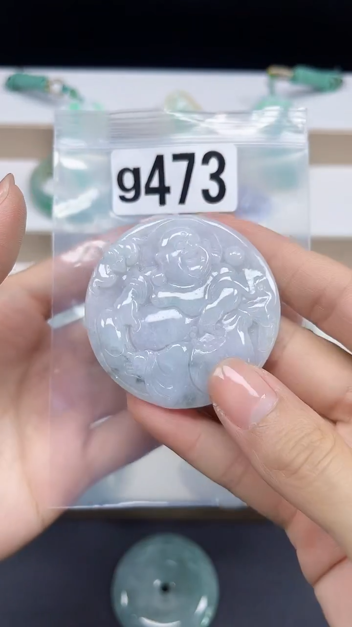 颈饰未镶嵌翡翠天然翡翠吊坠挂件