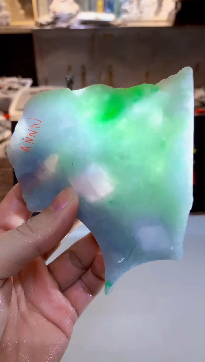 未镶嵌挂件翡翠0朗0翡翠珠宝232