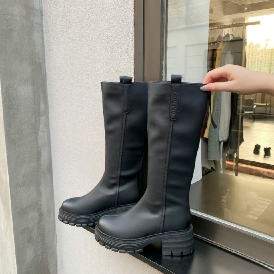 GAODI/高蒂秋冬季高蒂时装靴骑士英伦加绒高筒靴时尚244290-801