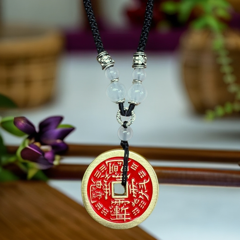 【定制】紫薇花钱 传统文化生肖吊坠 文玩挂件