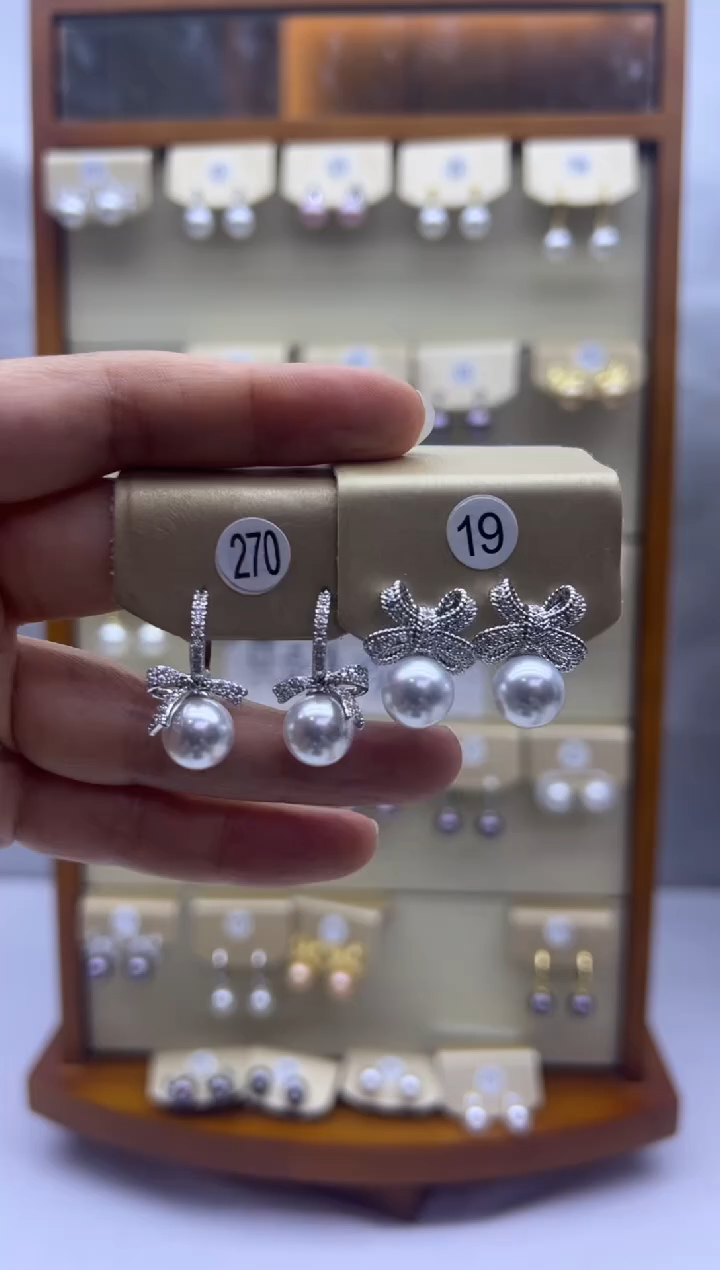 未镶嵌耳饰淡水珍珠270+19