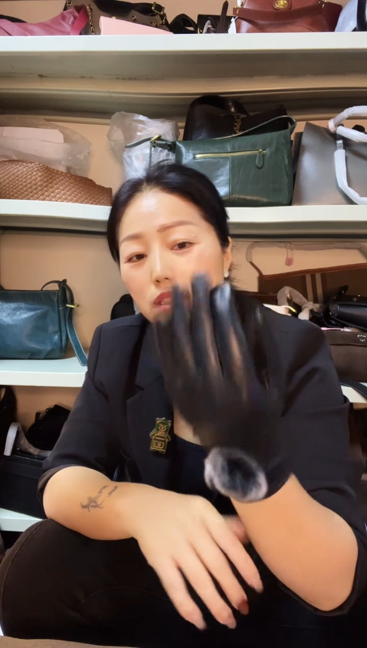 牛皮（革）高端订制时尚百搭女士手套