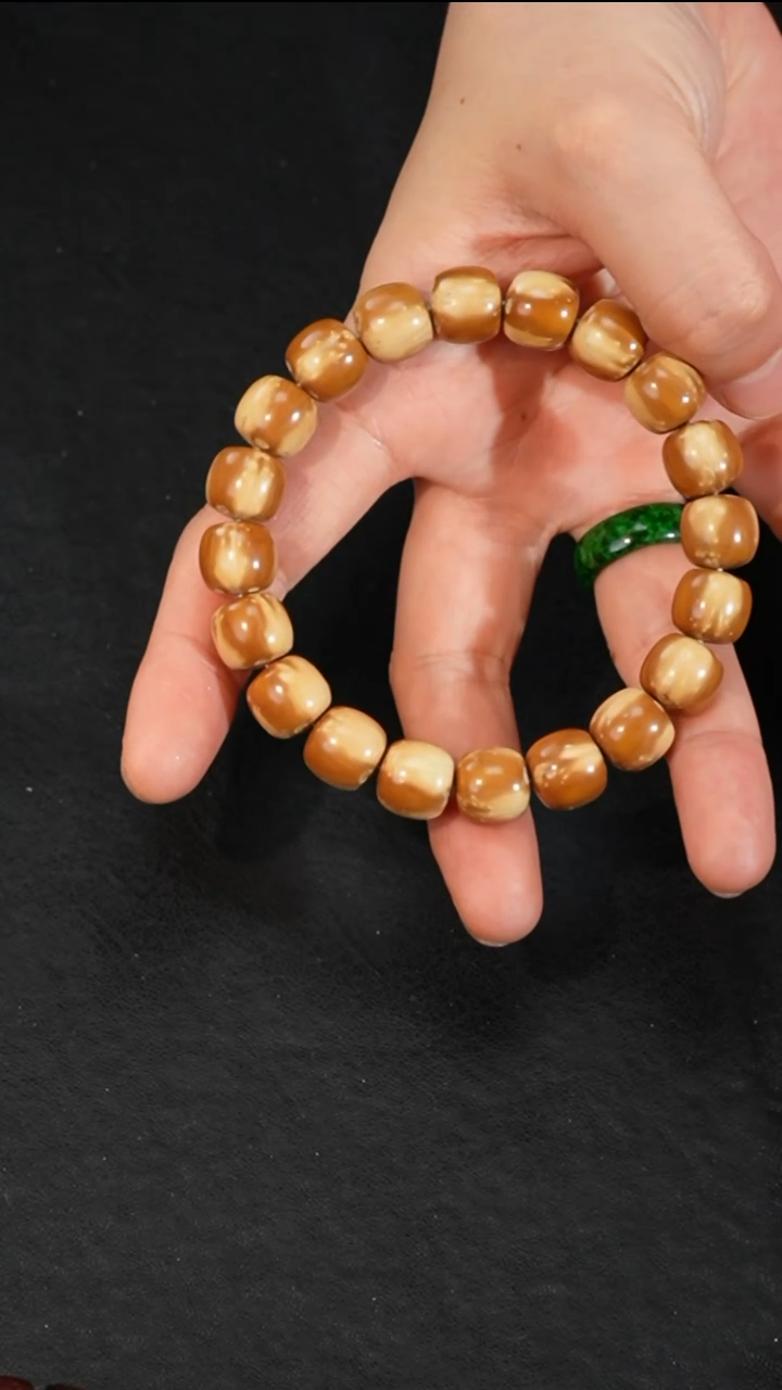 紫金鼠手串精品高油高密花皮老型11mm