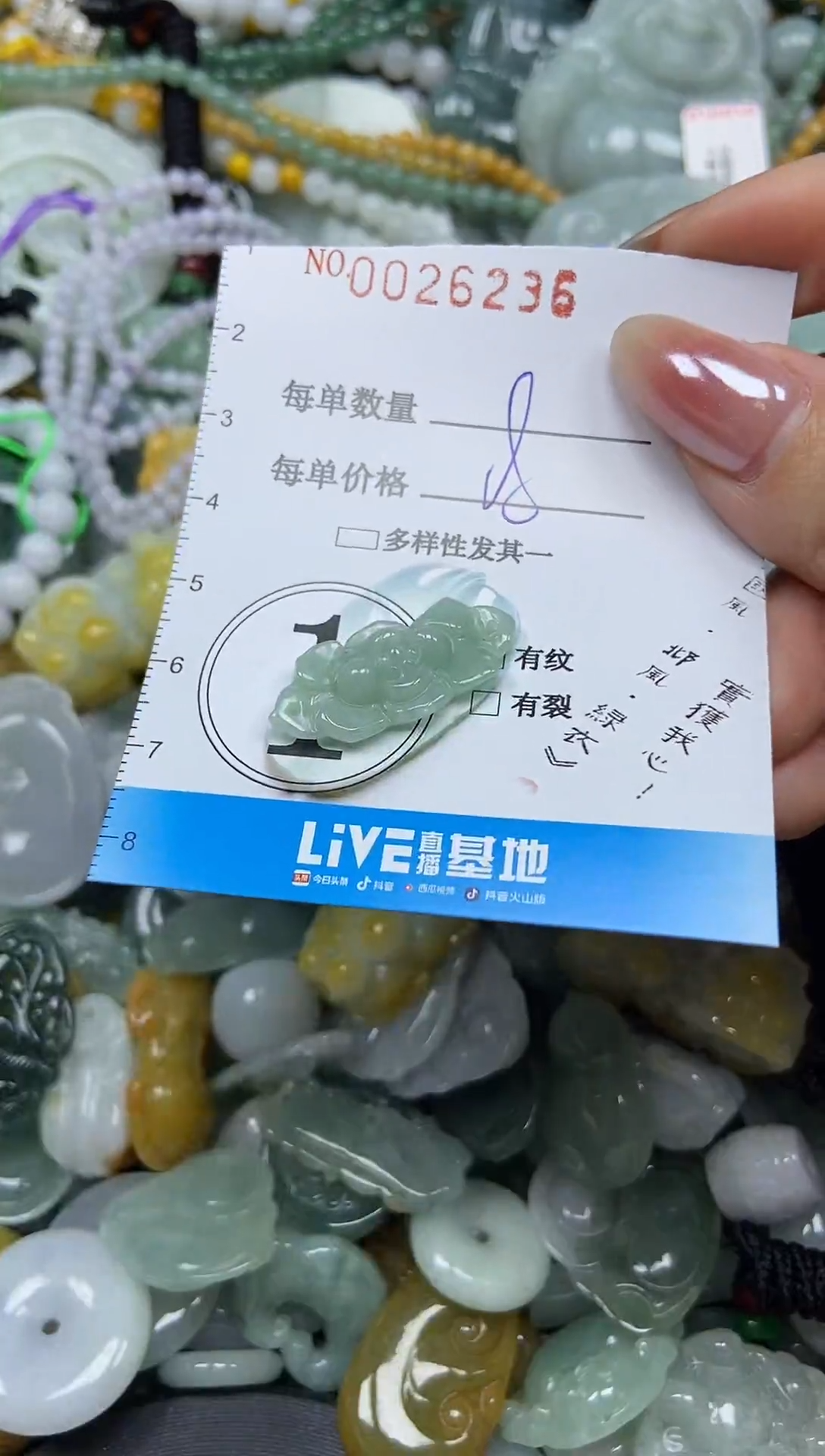 颈饰未镶嵌翡翠026236