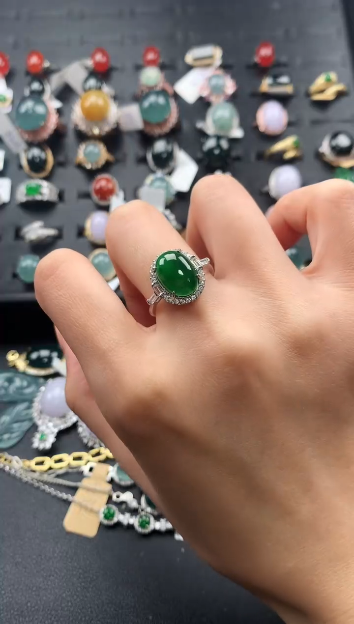 【闪购商品】翡翠戒指未镶嵌45654786587547