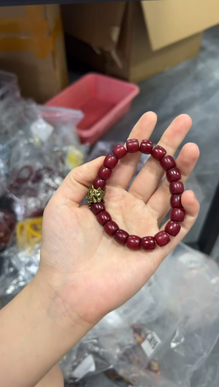 菩提根/象牙果手串朱砂供菩提配件款手串[1349]