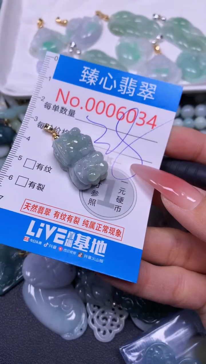 【闪购商品】翡翠颈饰未镶嵌含绳0006034