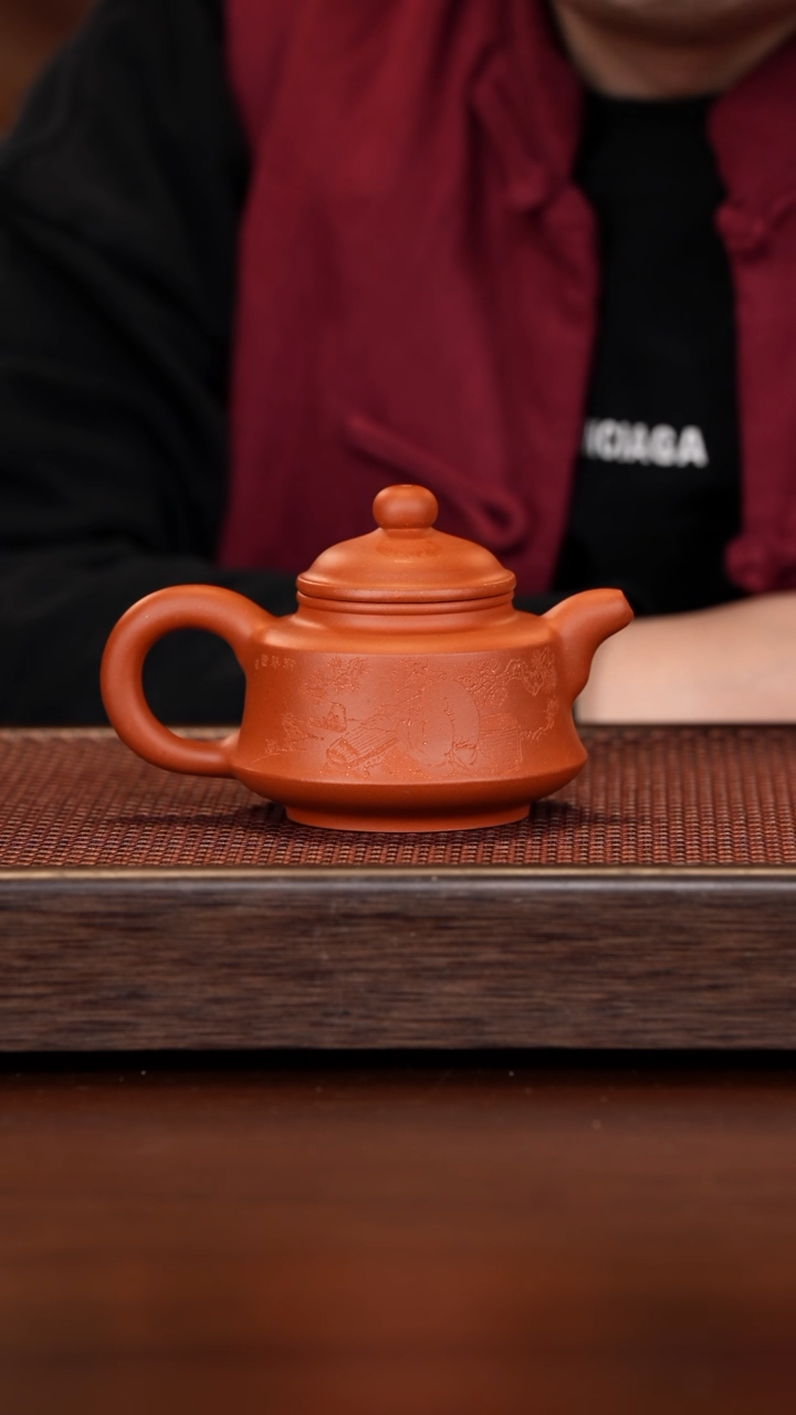 【闪购商品】紫砂茶壶徐壶记紫砂精选红泥祥钟