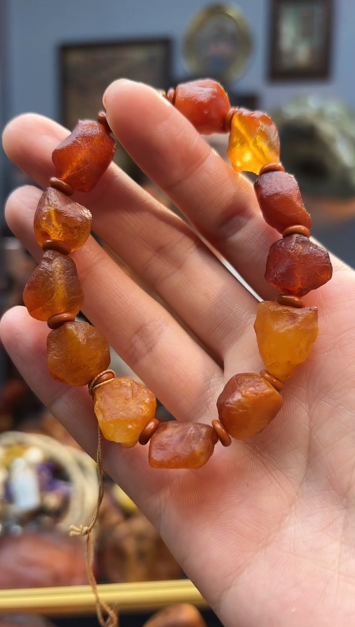 手串琥珀未镶嵌手串
