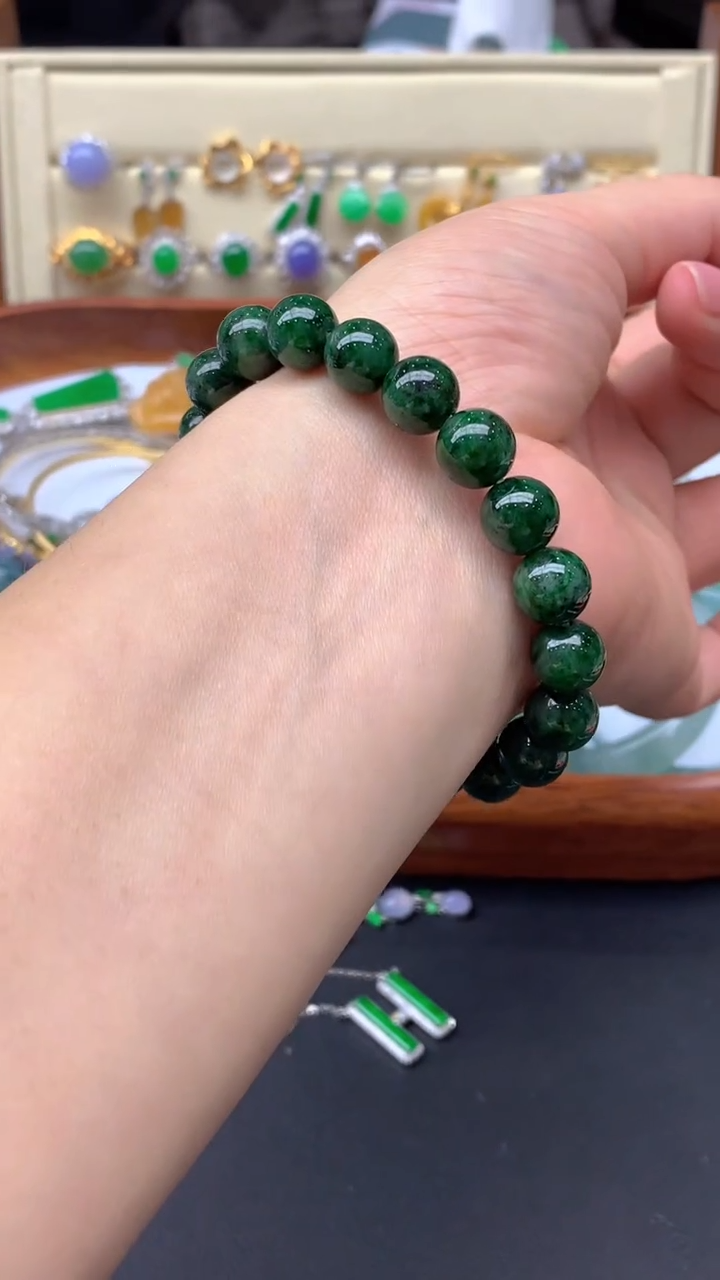 【闪购商品】翡翠手串未镶嵌107-天然翡翠