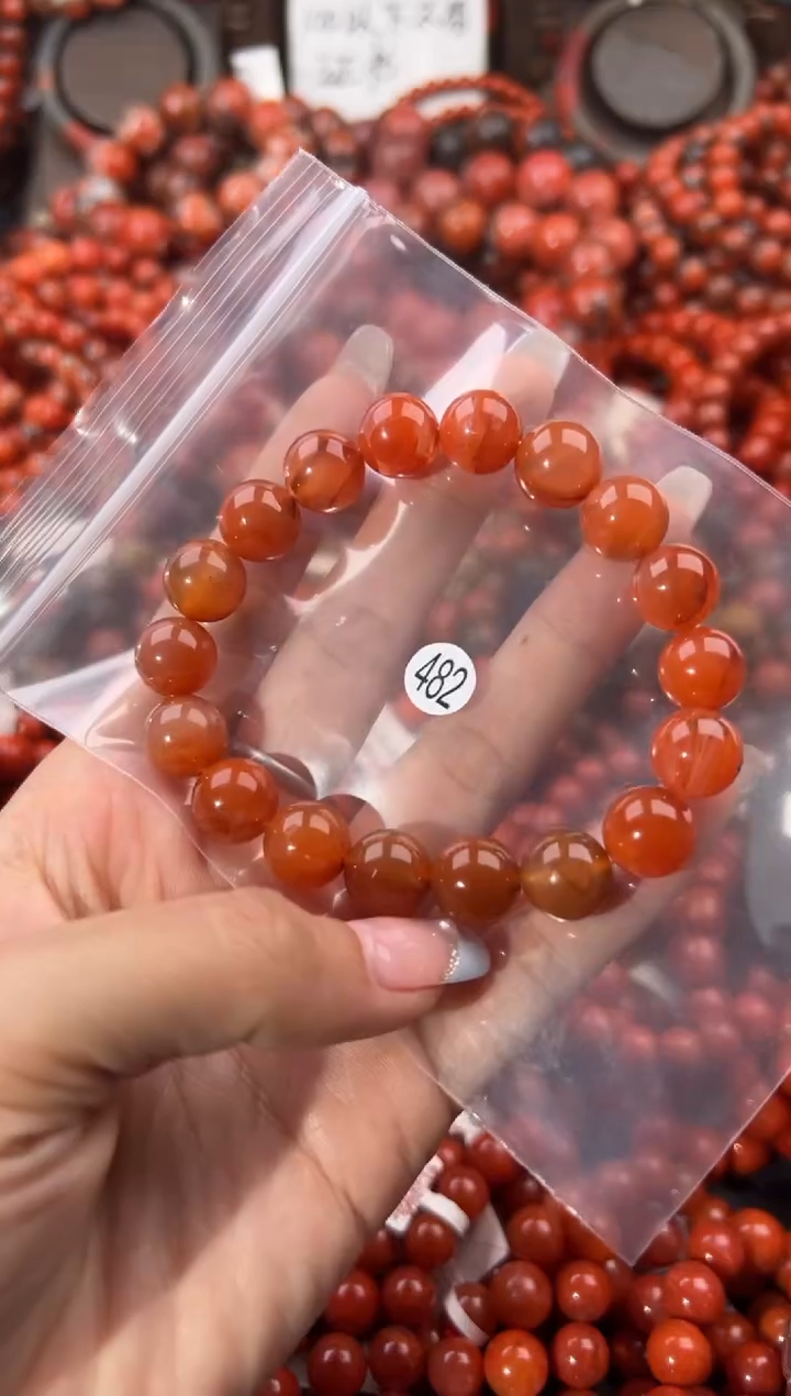 未镶嵌手串南红玛瑙11+