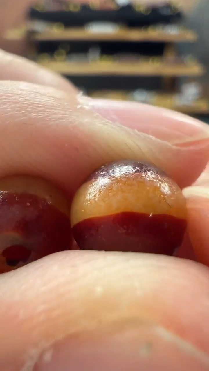 玛瑙/玉髓（覆膜）颈饰未镶嵌27(微瑕随机发货）