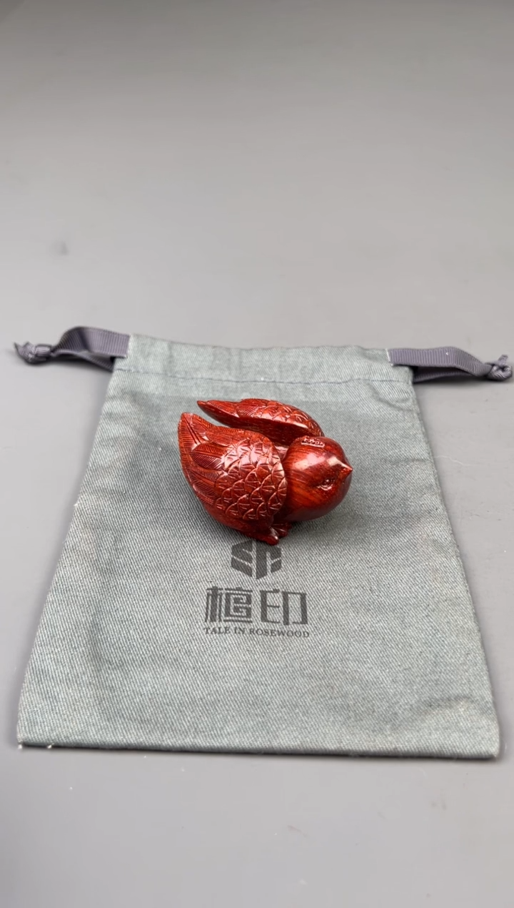 檀香紫檀（小叶紫檀）把件印度小叶紫檀 鸡