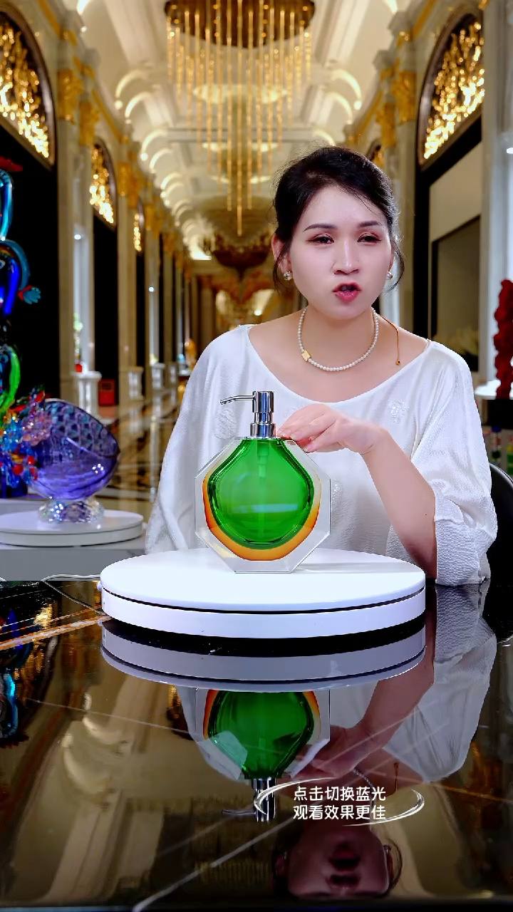 琉璃摆件YB02766琉璃洗手液瓶