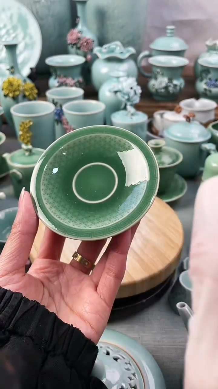 【闪购商品】特价 微瑕 慧仙青瓷