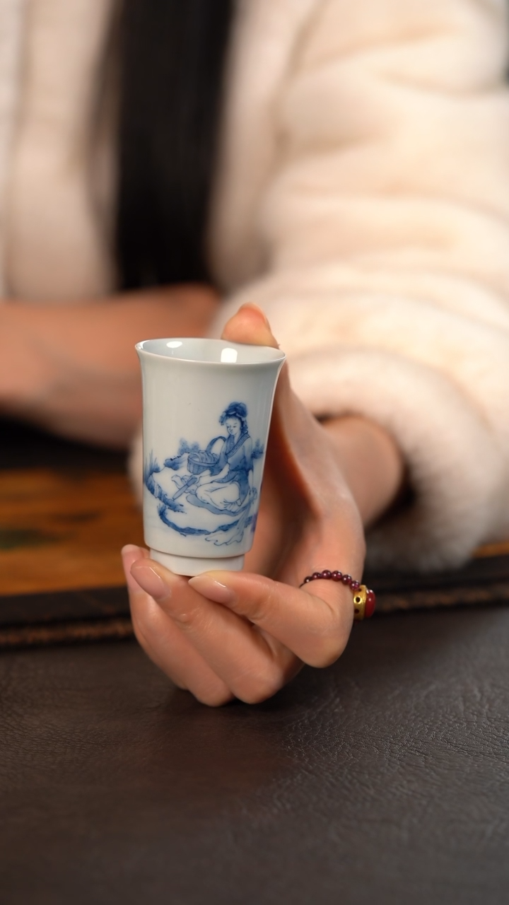 【闪购商品】杯愚公坊西施浣纱闻香杯