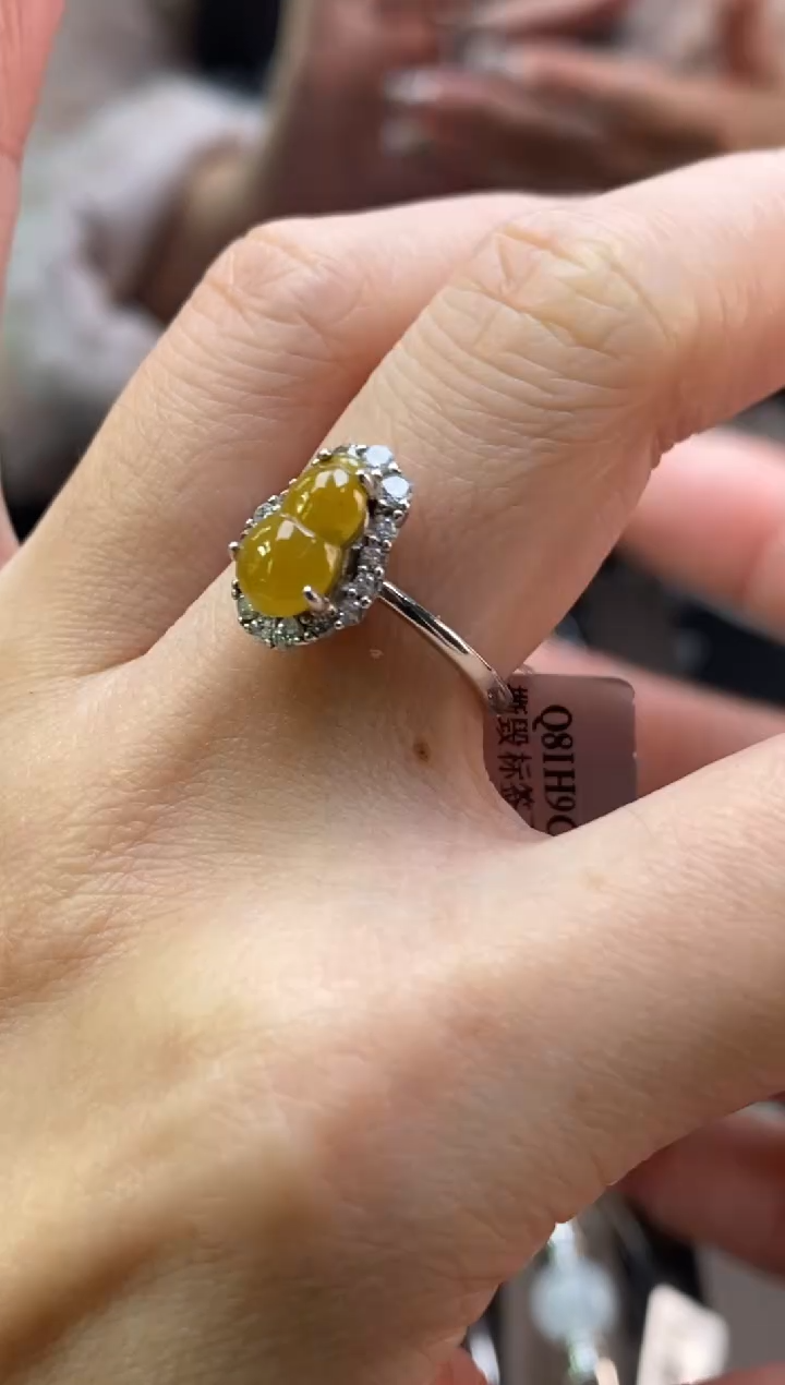 颈饰银S925镶嵌翡翠净货18462