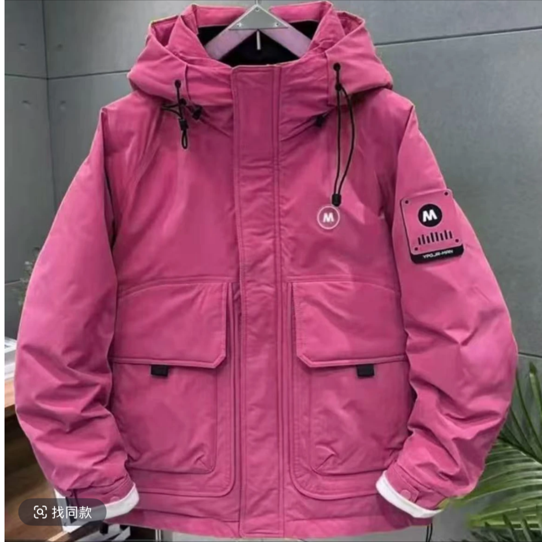 DM8819--蕾家【过年战袍】冬季定制休闲加厚男女同款保暖加厚外套