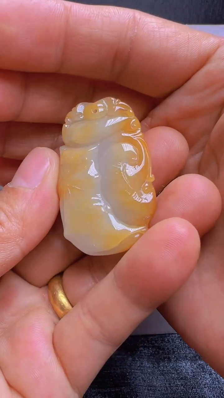 【闪购商品】翡翠颈饰未镶嵌如意