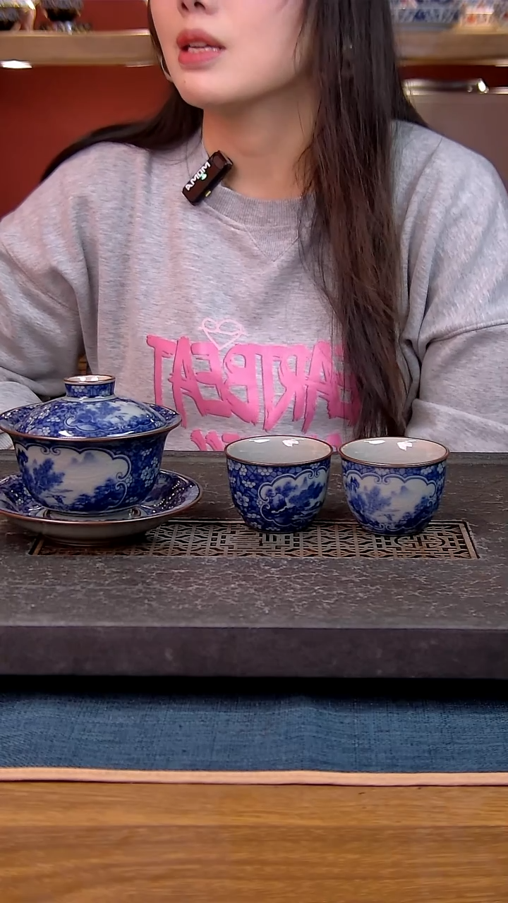 简装家用款3件套 老陶泥开片纹陶瓷茶具