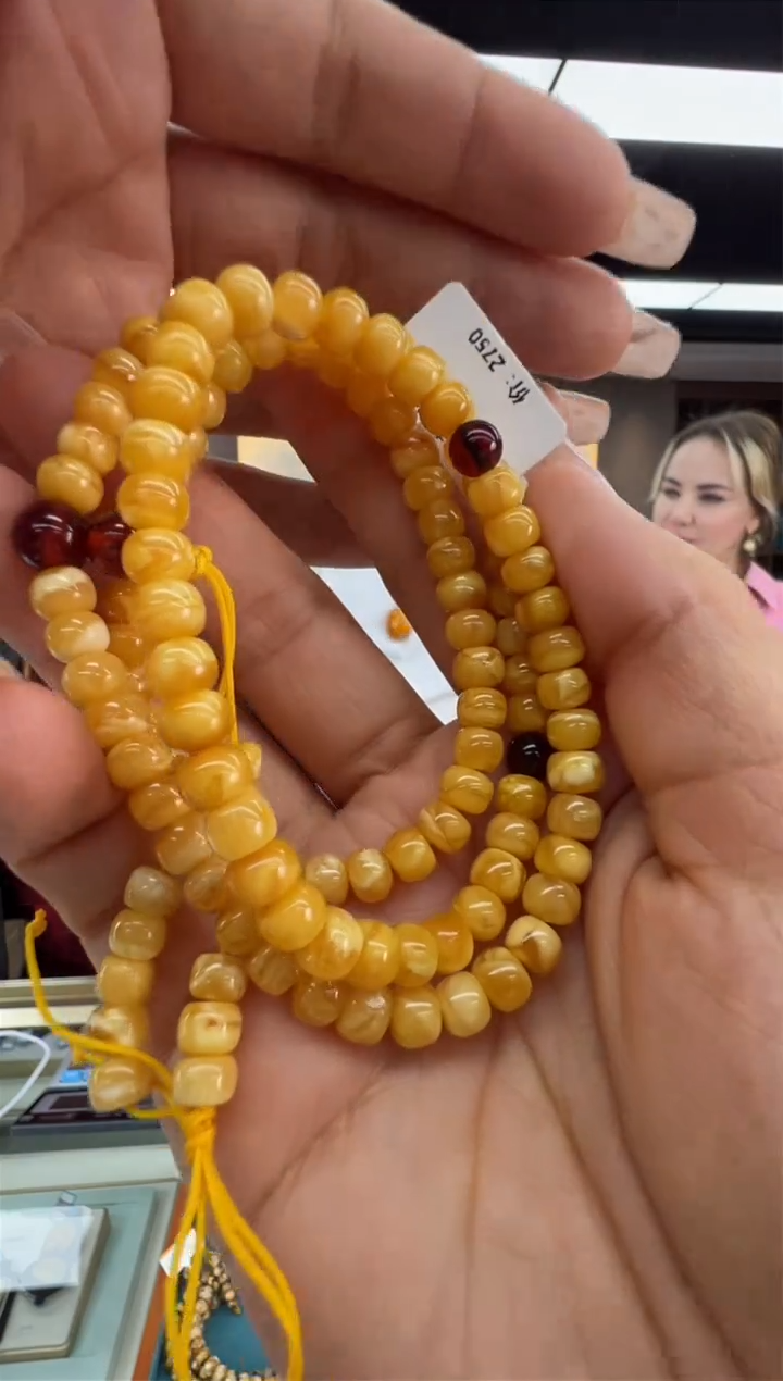 【闪购商品】琥珀颈饰未镶嵌15秒拼号