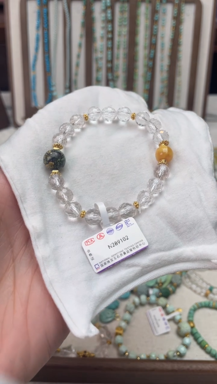 【闪购商品】水晶手链银S925镶嵌14444444