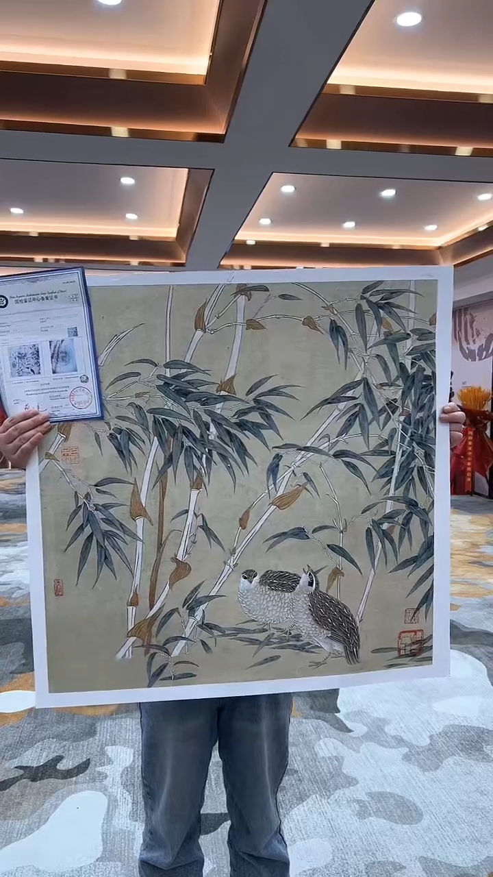 【闪购商品】国画3.9-黄春香-四尺斗方-手绘034