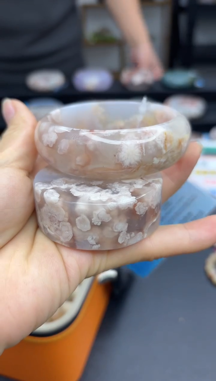【闪购商品】石英质玉手镯未镶嵌A1021(59圈赠送镯心)