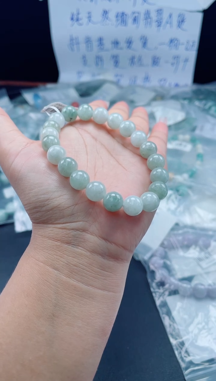 未镶嵌戒指翡翠珠串