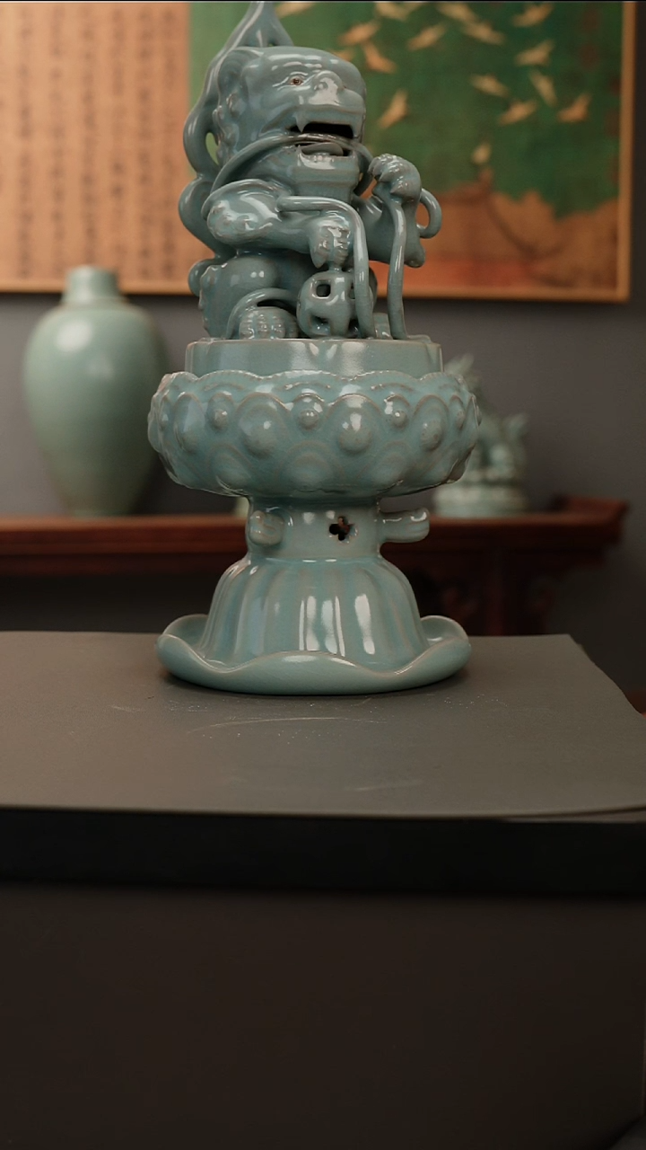 杯原产地原矿   狻猊熏香炉