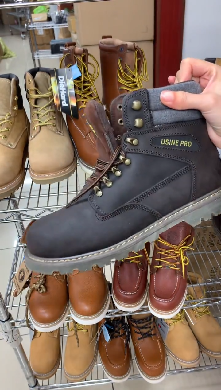 牛皮43码，922，皮鞋码，工装靴，默认瑕疵 领口氧化 带钢头