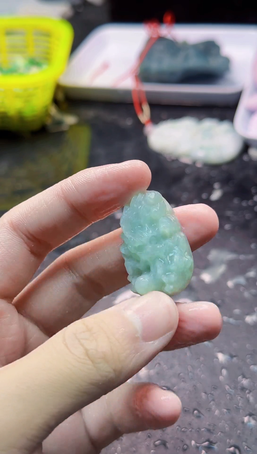 配石翡翠+****+114天然A货翡翠