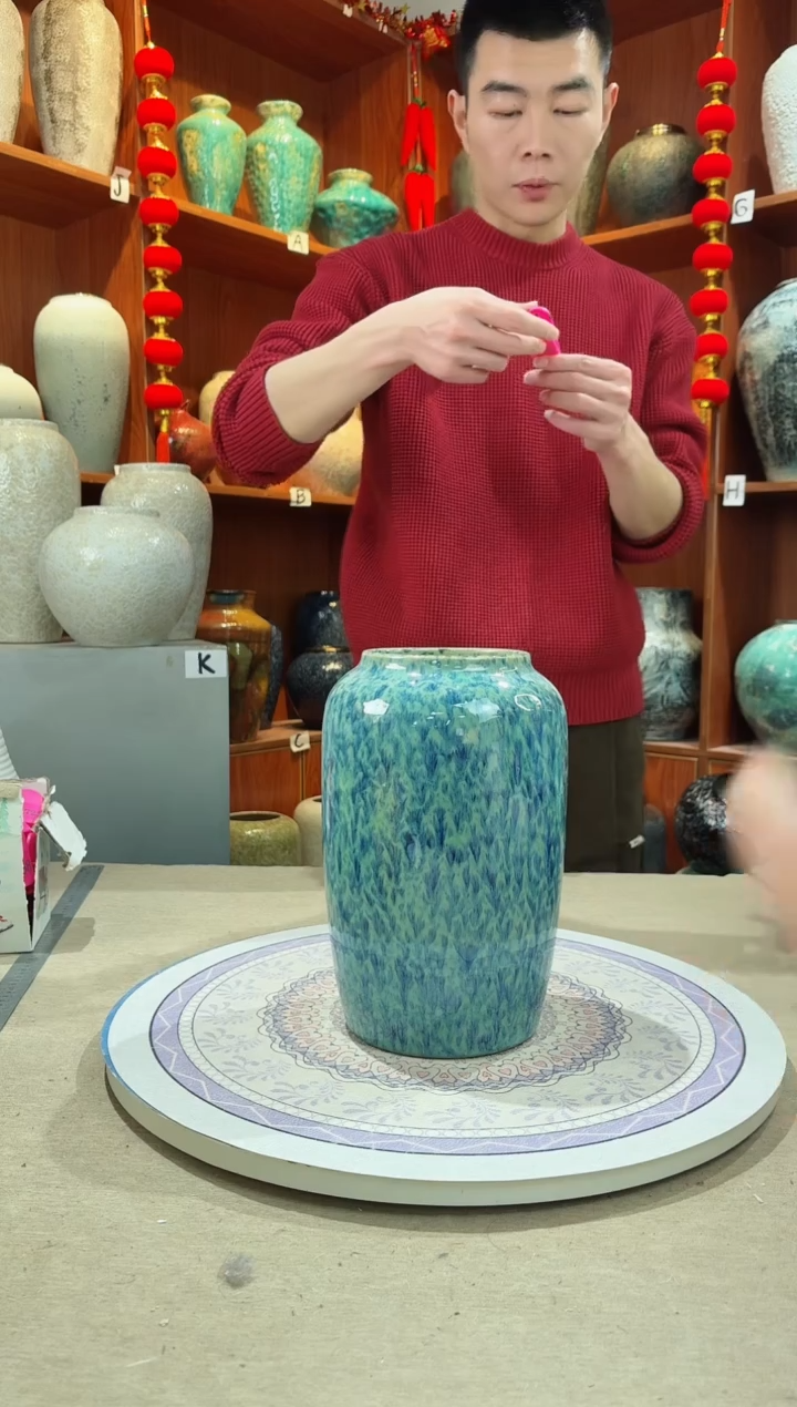 【闪购商品】瓶陶瓷花瓶 无花 微瑕a550 