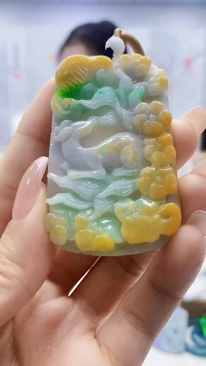 未镶嵌定制翡翠3099ty-毛货挂件12