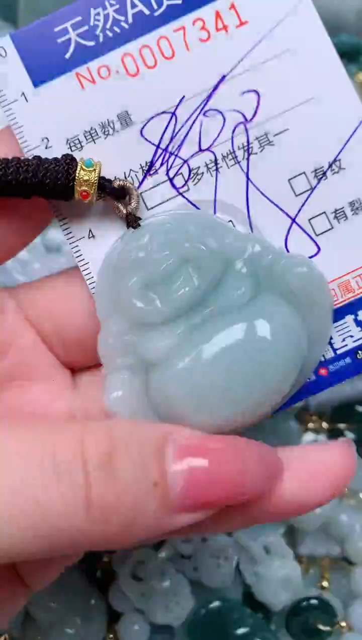 【闪购商品】翡翠颈饰未镶嵌00007341多样性发其一