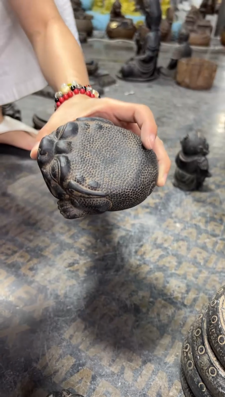 陶土【火山泥】猪头金蟾